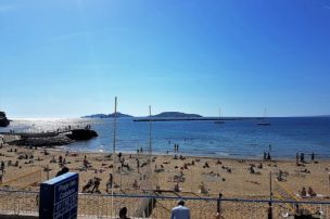 A Marseille beach