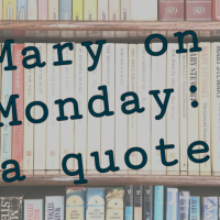 Mary on Monday: a quote from The Moonspinners